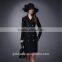 High Quality Elegant Name Brand Winter Long Trench Coats for Woman