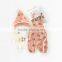 Organic cotton wholesale baby clothes fruit printed newborn jumpsuit