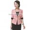 European hot sell women business suit short blazer for dress