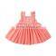2017 Wholesale 100%cotton lace dress for baby girls
