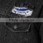 Men clothing black distressed denim latest design fashionable life jacket