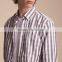 Graceful Euro style stripped casual custom cotton shirt for handsome men