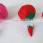 the most pupular design of pin cushion with red tomatto and green leaf