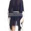 C87 Contrast cuff & sash waist kaftan long beach dress