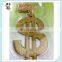 Gangster Rapper Costume Party Shimmering Pimp Dollar Sign Necklace HPC-0928