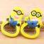 custom high quality cute silicone cartoon character wine bottle opener