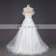 white ruffled tulle off-shoulder neckline dress elgant beading wedding gown for weddings