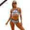 Wholesale Floral Printed Two Pieces Women Modest Swimwear