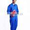 Customized European Cotton Overalls Work Uniforms Men Blue Overalls Workwear Safety