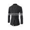 2017 Long PU Fit Leather Trench Coat China Factory Custom Jacket for men