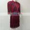 2017 Summer Female Clothing Wholesale Short Sleeve Red Tassels Casual Dresses