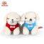 ICTI factory wholesale 25cm plush soft pug-dog toy with shirt