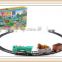 kids plastic locomotive train railway set toy