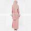 OEM service custom muslim dress 2016 latest fashion lace design baju kurung modern