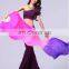 Mixed colorful silk belly dance fan veil for kids and adult with size 1m and 1.5m and 1.8m P-9023#