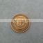 2017 customized antique gold metal coin as souvenir gift