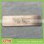 Metal Material custom fashion decorative metal nameplates