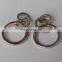 New fashion metal binding ring for handbag accessory