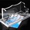 Clear Acrylic countertop office desktop business card holder With 1/2/3/4/5/6 pockets
