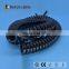 Trailer spiral cable  6 cores spiral extension cable cnc coiled cable