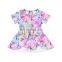 Girl KidsTie Dye Bodysuit Romper Baby Stacked Jumpsuit