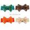 5Inches Girl Sequin Bows Headband Solid Color Kids Lace Patchwork Hairband 19Colors