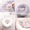 High Quality Cat Bed New Design Soft Small Dog Bed Washable Round Pet Bed with Removable cover