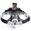 Brightest Led Headlamp XML T6 18650 Rechargeable head torch High Power Zoom head lamps