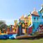 Aladdin Themed Inflatable Dry Bouncer Jumping Castle Slide For Children