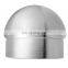 Good Quality Stainless Steel Handrail Dome End Cap Satin