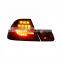 Smoke Black Color LED Tail Lamp Rear Lights for 2003-2005 year E46 320 328 325  TWO DOORS