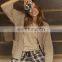 Women Winter Rib Knit Cashmere Wool Thick Kimono Cardigan