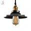 Tonghua Black Diameter 22cm Iron Lamp Shade Decorative Vintage Pendant Light Industry Restaurant Loft Hanging Lamp