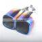 Car Universal Stainless Steel Exhaust Tip Burnt Blue Cover Muffler for BMW BENZ Audi VW Golf car exhaust muffler