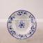 Fine bone china 22pcs dinnerware set with blue flower