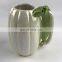 pearl glazed halloween ceramic pumpkin shaped mug