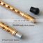 Wholesale Wei Hai  DIY full metal golden fishing rod hollow carved aluminum handle high quality fishing gear fishing rod