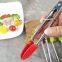 Small high temperature resistant silicone clip Stainless steel barbecue bread clip Stainless steel barbecue bread clip Kitchenware Kitchen hardware Food clip