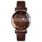 China Factory Price SKMEI 9188 Genuine Leather Strap Watch Quartz Women Wristwatch