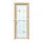 Powder coated aluminum alloy modern design aluminium toilet door