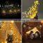 Festival Chargable 480 Led Outdoor Decoration Hanging Copper Wire Led Fireworks Starburst Fairy String Lights