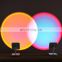 Bedroom Italian Rainbow Rgb Sunset Red Floor Projector Lamp Rgb Usb Rainbow Romantic Sunset Led Night Light Sun Projection