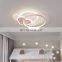 Hot Sale Iron Modern Decorative Ceiling Light Cute Heart Home Ceiling Light High Quality LED Ceiling Lamp