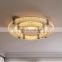 Modern Luxury LED Ceiling Lights Crystal Round Chandelier For Lobby Hotel Home Bedroom Living Room