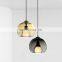 Nordic creative restaurant glass pendant light hotel bedside bedroom den room restaurant bar designer droplamp