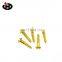 Brass Slotted Pan Head Screws For Furniture Slotted Round Head Wood Screws