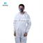 Hot Sale High Quality Waterproof Oilproof Professional Safety Hooded Microporous Non-woven Coverall With Zipper Cover Flap