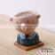 The New Listing Monkey Flower Pot Ceramic Cheap Cute Decorative Planter Small