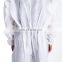 Cheap disposable polypropylene chemical suit hooded coverall for industry and clean room