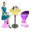 led chair rgb /Design Restaurant Nightclub Events Commercial Modern Outdoor Furniture High Bar Chair Modern Bar Stools
